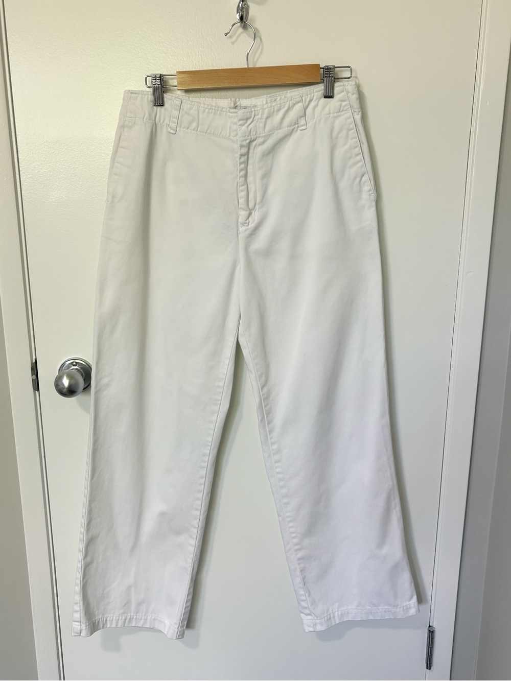 Vintage Y2K Calvin Klein White Straight Leg Pants size 10